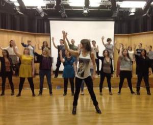 Kiss Me, Kate in rehearsal