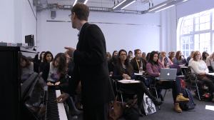 Dr Christopher Wiley teaching Musical Theatre class (2013)