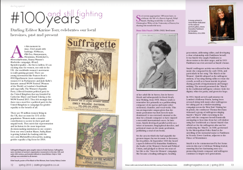 Ethel Smyth - Darling magazine Spring 2018 pp.12-13