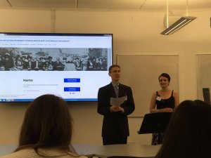 Dr Christopher Wiley and Dr Charlotte Mathieson open the conference (from Twitter)