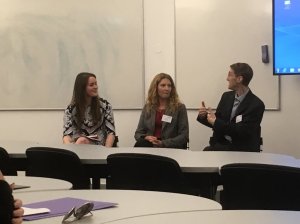 Panel discussion L-R Codee Spinner, Dr Amy Zigler, Dr Christopher Wiley (from Twitter)